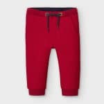 Παντελόνι μακρύ jogger baby αγόρι Κόκκινο