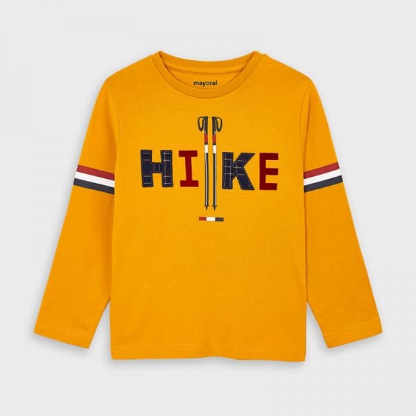 10-04054-040-800-4.jpg Μπλούζα μακρυμάνικη απλικέ αγόρι Μπεζ - Image 1