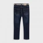 Παντελόνι μακρύ τζιν μεταλλιζέ skinny fit κορίτσι - Image 2