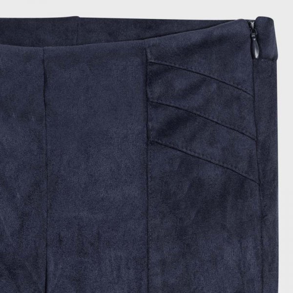 Παντελόνι μακρύ σουέτ κορίτσι Ναυτικό Μπλε - Image 3