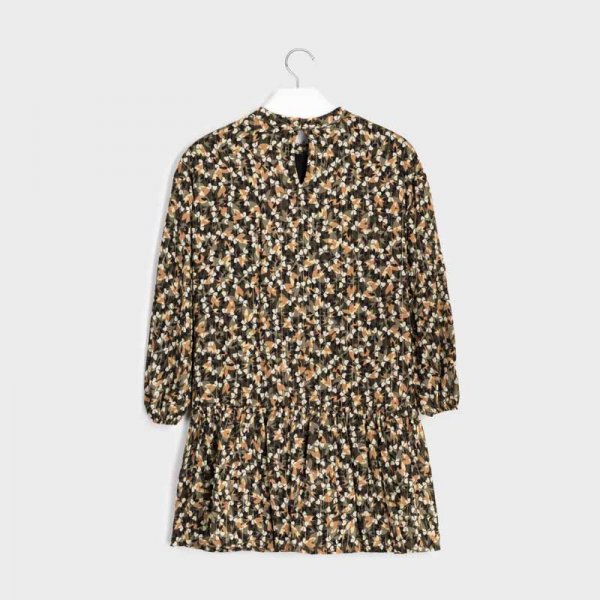 10-07969-002-800-5.jpg Φόρεμα σταμπωτό μεταλλιζέ κορίτσι Πράσινο - Image 2