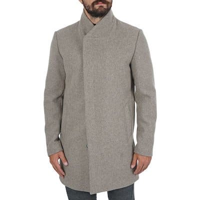 JACK&JONES ΠΑΛΤΟ ΜΕ ΛΕΠΤΗ ΕΠΕΝΔΥΣΗ ΓΚΡΙ ΑΝΟΙΧΤΟ