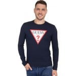 GUESS ΑΝΔΡΙΚΟ ΜΠΛΟΥΖΑΚΙ ΜΑΚΡΥΜΑΝΙΚΟ Μπλέ