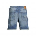 Jack & jones ανδρική βερμούδα τζιν Slim fit blue denim - Image 2