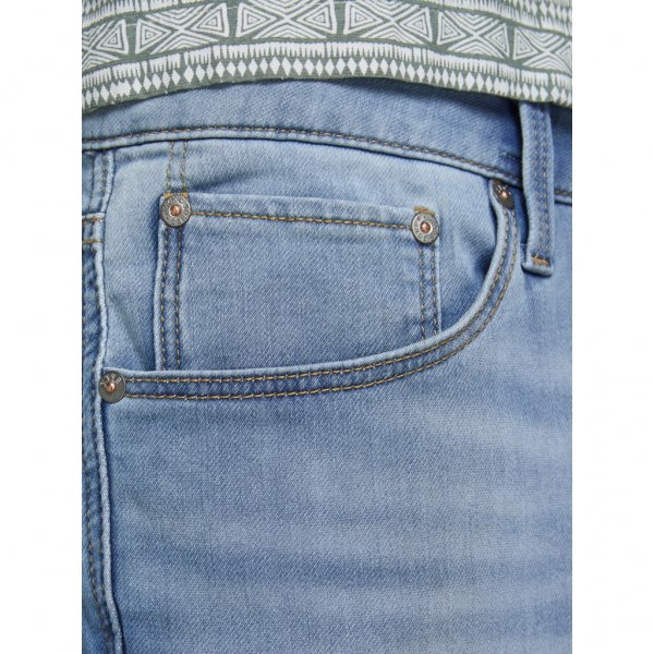12166263_3251519_Detail_1 Jack & jones ανδρική  βερμούδα τζιν Slim fit blue denim - Image 4
