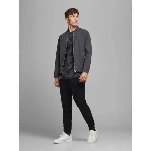 12182548_3526417_Front Full Jack & Jones Φόρμα Παντελόνι Ανδρική Μαύρη - Image 1