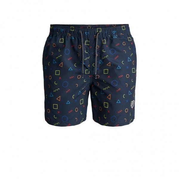 12184771_3547193_Front Jack & jones ανδρικό μαγιό βερμούδα  Μπλέ - Image 1