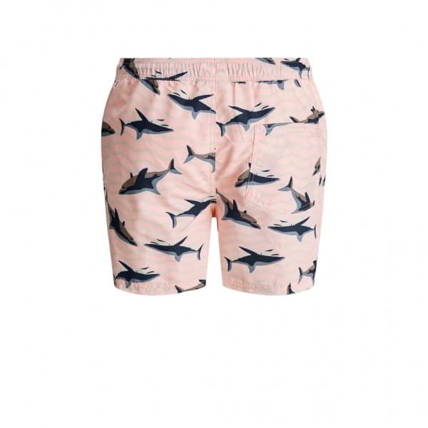 12184799_3547561_Back Jack & jones ανδρικό μαγιό βερμούδα pink dogwood Ρωζ - Image 2