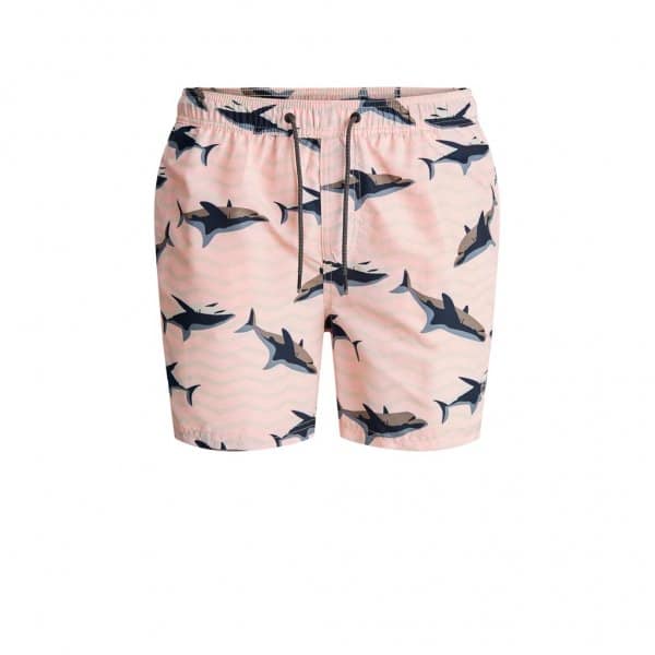 12184799_3547561_Front Jack & jones ανδρικό μαγιό βερμούδα pink dogwood Ρωζ - Image 1