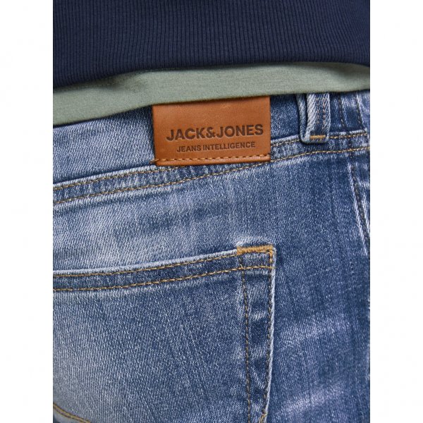 12185918_3564487_Detail_1 JACK & JONES Ανδρικό Παντελόνι Τζιν Ανοιχτό slim fit Μπλέ - Image 4