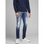 JACK & JONES Ανδρικό Παντελόνι Τζιν Ανοιχτό slim fit Μπλέ