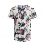 Jack & jones T-shirts ανδρικό κοντομάνικο Regular fit Cloud dancer