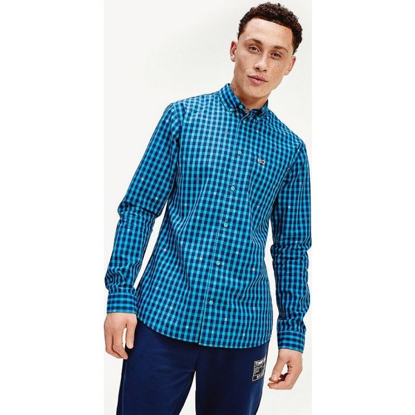 20200317163147_tommy_hilfiger_dm0dm07917_0mt Tommy Jeans Πουκάμισο Ανδρικό καρό - Image 2