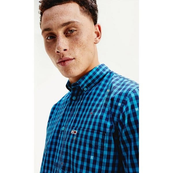 20200317163149_cf5d8e23 Tommy Jeans Πουκάμισο Ανδρικό καρό - Image 5