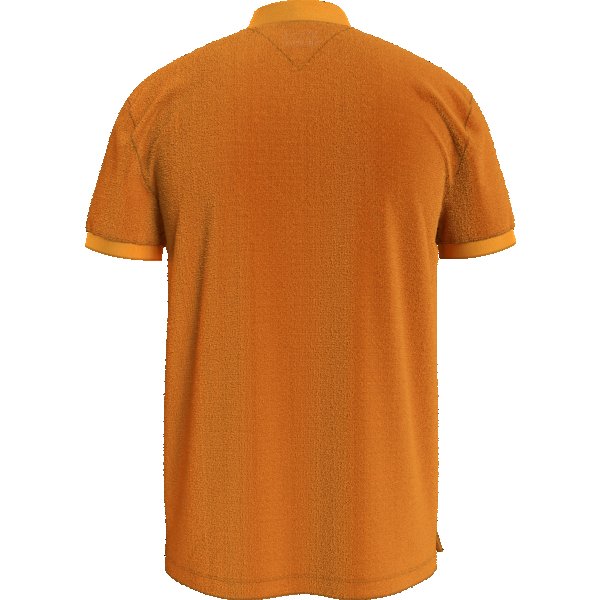 DM0DM09439S00_B Μπλούζα ανδρική Tommy Hilfiger Classics Solid Stretch Polo Μουσταρδί - Image 2