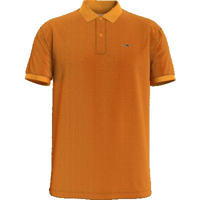 Μπλούζα ανδρική Tommy Hilfiger Classics Solid Stretch Polo Μουσταρδί