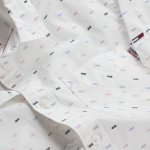 Ανδρικό Πουκάμισο Tommy Jeans Sleeve Dobby Shirt Λευκό - Image 2