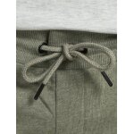 Jack & jones ανδρική βερμούδα φούτερ 12174129-Dusty Olive - Image 4