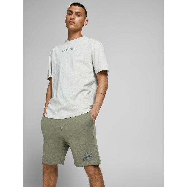 JACK&JONES_SpringSummer2021_3375269_12174129 (4) Jack & jones ανδρική βερμούδα φούτερ 12174129-Dusty Olive - Image 5