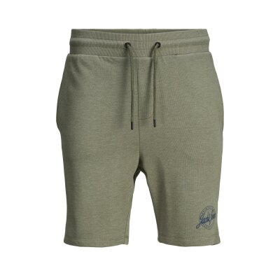 Jack & jones ανδρική βερμούδα φούτερ 12174129-Dusty Olive