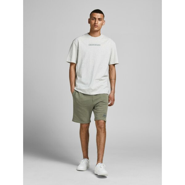 JACK&JONES_SpringSummer2021_3375269_12174129 (5) Jack & jones ανδρική βερμούδα φούτερ 12174129-Dusty Olive - Image 6