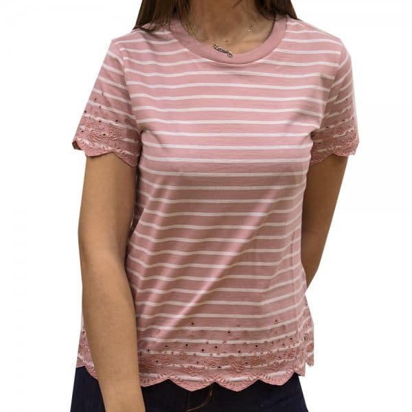 W6010100A-2U6-1 SUPERDRY SUMMER SCHIFFLI ΜΠΛΟΥΖΑ ΓΥΝΑΙΚEIA - Image 1
