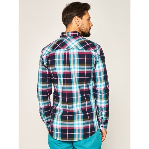 tommy-jeans-poukamiso-essential-check-dm0dm07911-egkhromo-regular-fit (1) Tommy Jeans Πουκάμισο Ανδρικό καρό Έγχρωμο - Image 3