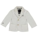 Σακάκι λινό απλικέ baby αγόρι Μπεζ