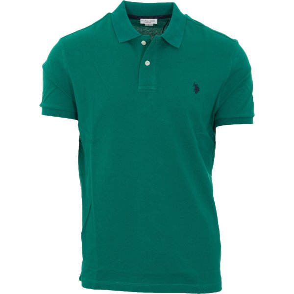 Ανδρική Πόλο Μπλούζα US POLO ASSN Πράσινο Σκούρο - Image 1