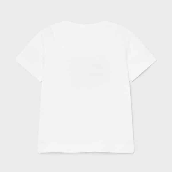 Μπλούζα PLAY WITH στάμπα baby αγόρι Λευκή - Image 2