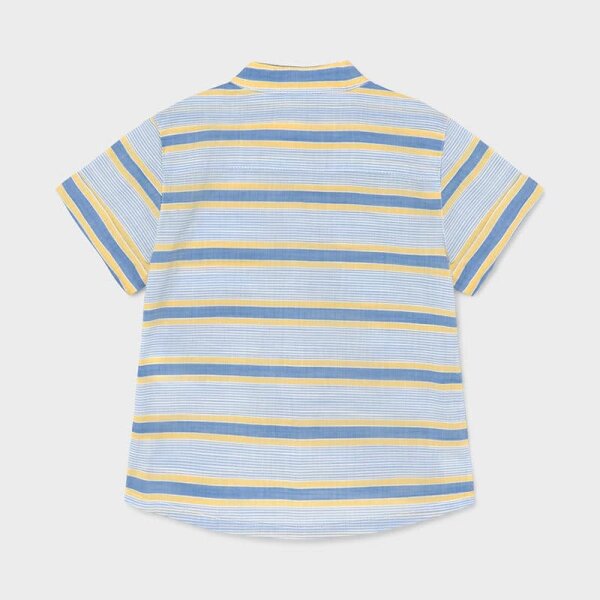 21-01115-016-800-5 Πουκάμισο κοντομάνικο γιακάς μάο baby αγόρι Κίτρινο - Image 2