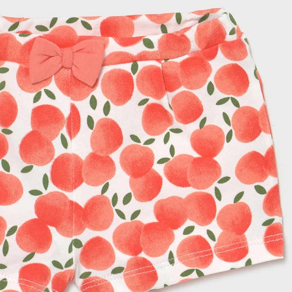 Σετ 2 σορτς Νεογέννητο κορίτσι Πορτοκαλί - Image 3