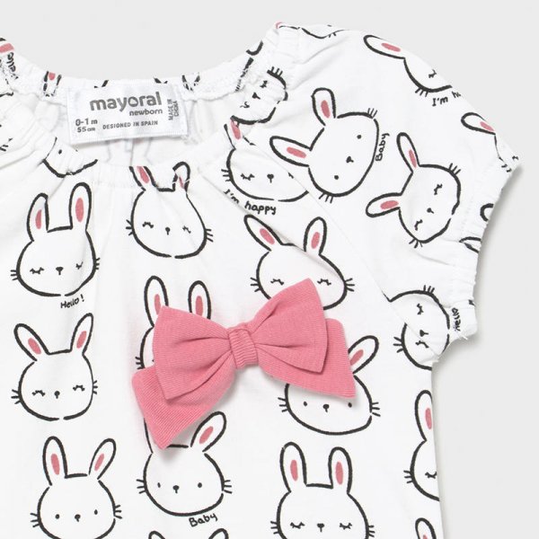 Σετ 3 πιτζαμάκια Νεογέννητο κορίτσι Ροζ - Image 3