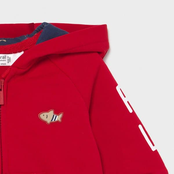 Φόρμα με μπλούζα Νεογέννητο αγόρι Κόκκινη - Image 3