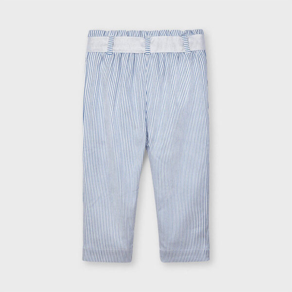 Παντελόνι μακρύ ρίγες κορίτσι Μπλε - Image 2