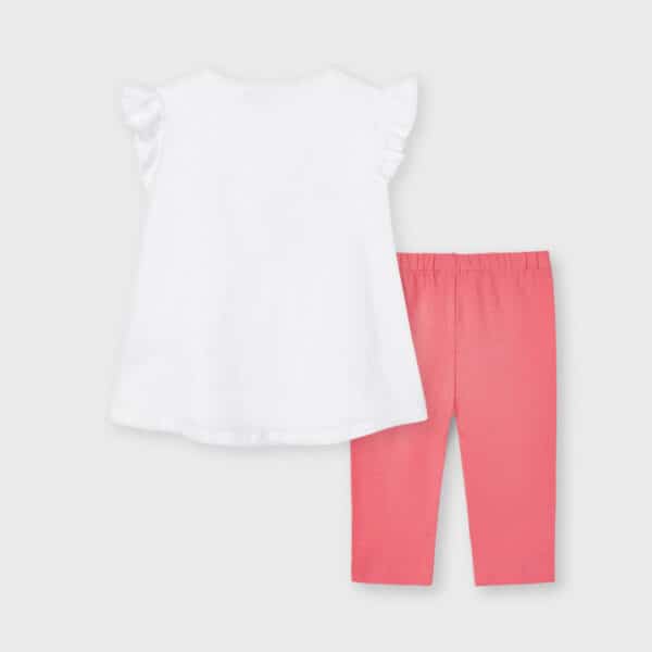 Σετ παντελόνι πούλιες κορίτσι Κοραλί - Image 2
