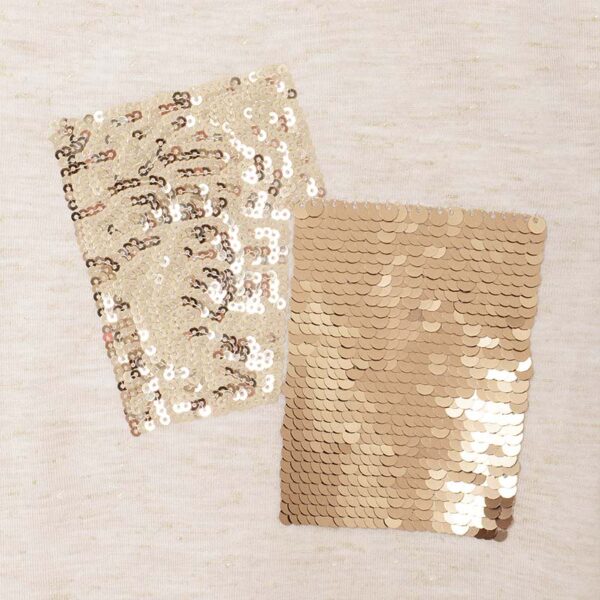 Μπλούζα τσέπες πούλιες κορίτσι Μπεζ - Image 3