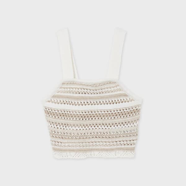 21-06030-002-800-4 Τοπ Ecofriends κορίτσι Μπεζ - Image 1