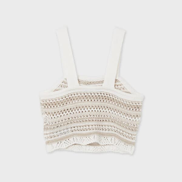 21-06030-002-800-5 Τοπ Ecofriends κορίτσι Μπεζ - Image 2