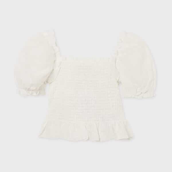 21-06177-033-800-4 Πουκαμίσα κορίτσι Εκρού - Image 1