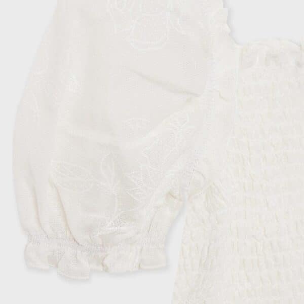 Πουκαμίσα κορίτσι Εκρού - Image 3