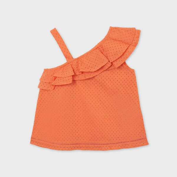 21-06189-037-800-4 Πουκαμίσα κορίτσι Πορτοκαλί - Image 1