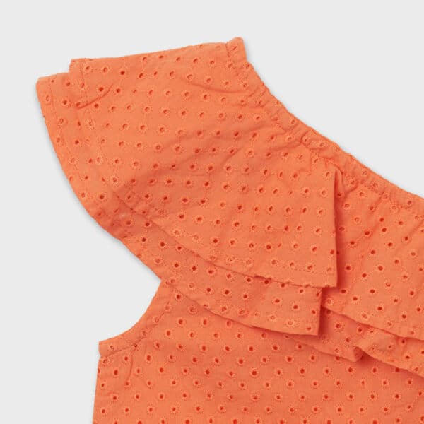 21-06189-037-800-6 Πουκαμίσα κορίτσι Πορτοκαλί - Image 3
