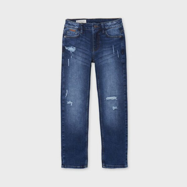 21-06556-089-800-4 Παντελόνι μακρύ ECOFRIENDS αγόρι Τζιν σκούρο - Image 1