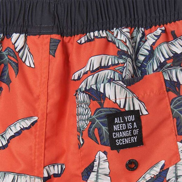 Μαγιό βερμούδα σταμπωτό αγόρι Κόκκινο - Image 3