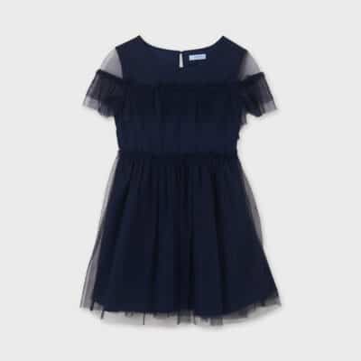 Φόρεμα τούλι κορίτσι Μπλε ναυτικό