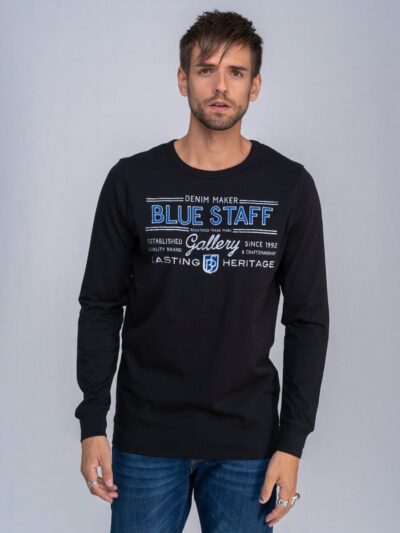 Ανδρική Μπλούζα Μακρυμάνικη Sonny Man T-Shirt Ls Μαύρο
