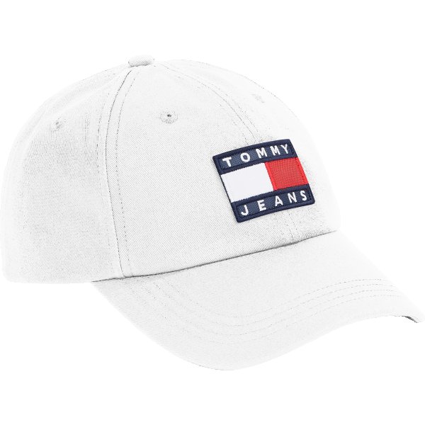 AM0AM07168YBR_F Ανδρικό Καπέλο Tommy Jeans Heritage Cap Λευκό - Image 1