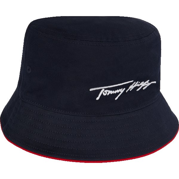 AM0AM07385DW5_F Ανδρικό Καπέλο Tommy jeans Signature Bucket Hat - Image 1