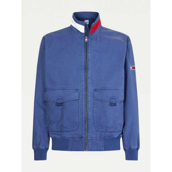 C11_02_DM0DM10592C87_FL-ST-F1 Ανδρικό Μπουφάν Tommy Jeans Cotton Flag Collar Bomber - Image 2